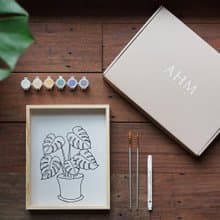 現貨 AHM IARTS 透明系手繪框－植物系列 材料包體驗禮盒