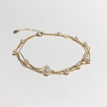 Akoya pearl bracelet  K14 JAPANmade sea pearl