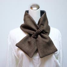 可調式短圍巾.scarf 保暖圍脖 雙面雙色 大人.小孩均適用