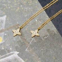 18K 星芒鑽石項鍊