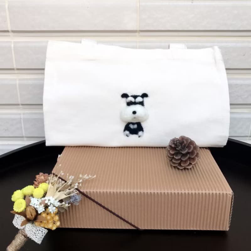 內八小屁__雪納瑞帆布袋_新春特惠加大帆布袋