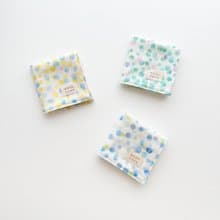 しゃぼん玉　ガーゼハンカチ　日本製ガーゼ+オーガニックコットン
