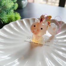 櫻花瑪瑙 貓 貓掌 小魚 可愛 萌 手機鍊 吊飾 天然石 禮物