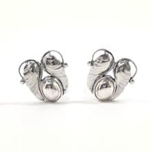 【日本直送 中古美品】ジョージジェンセン Georg Jensen イヤリング シルバー925 ヴィンテージ アクセサリー 新品仕上げ済み