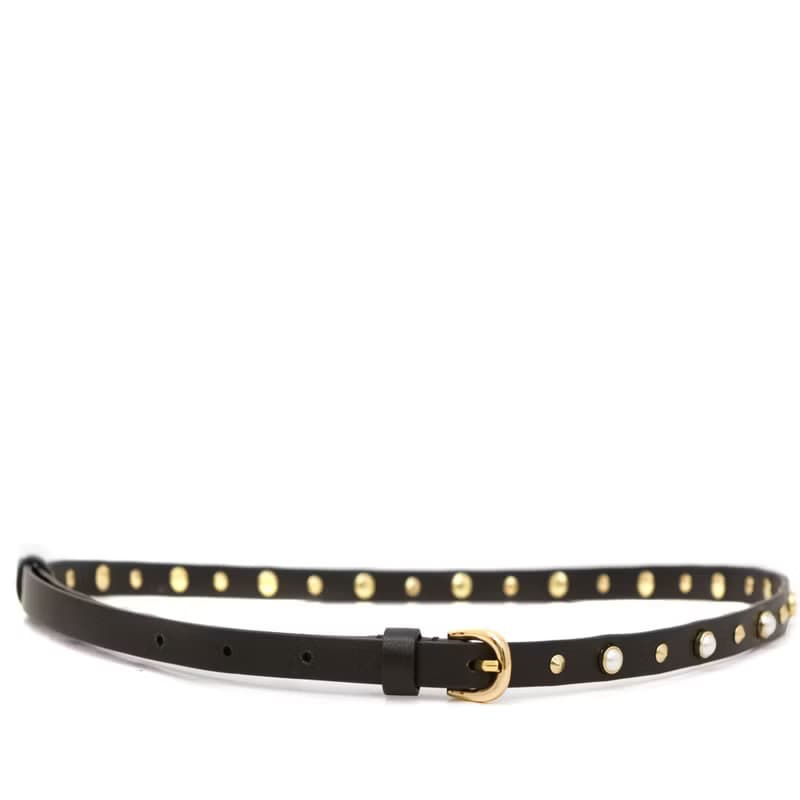 Ghita 意大利牛皮仿珍珠飾腰帶 (M) 原創設計