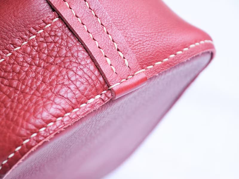 索繩袋 好好縫 皮革DIY材料包 手袋 手提皮袋 索繩包 情侶 植鞣革