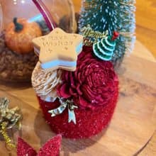 || X'mas || VERNITA-Rs 擴香蛋糕花 ,字卡可替換英文生日快樂