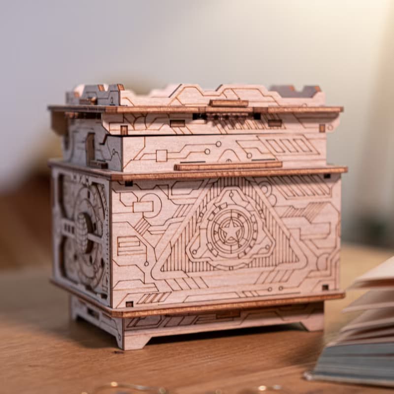 德國益智機關盒/軌道迷航探險