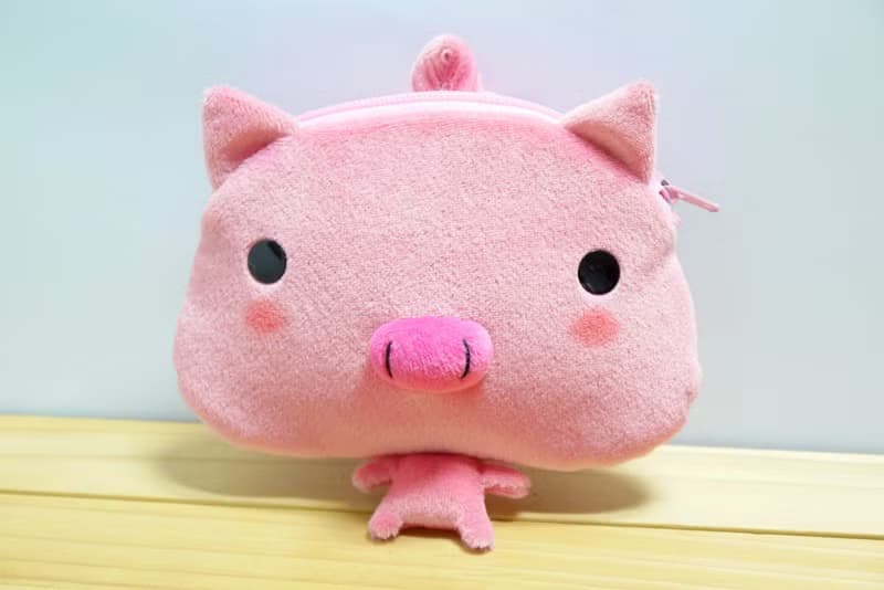 Bucute迪亞豬件套錢包/悠遊卡套/證件夾/獨家發售/手工製作/交換禮物/零錢包