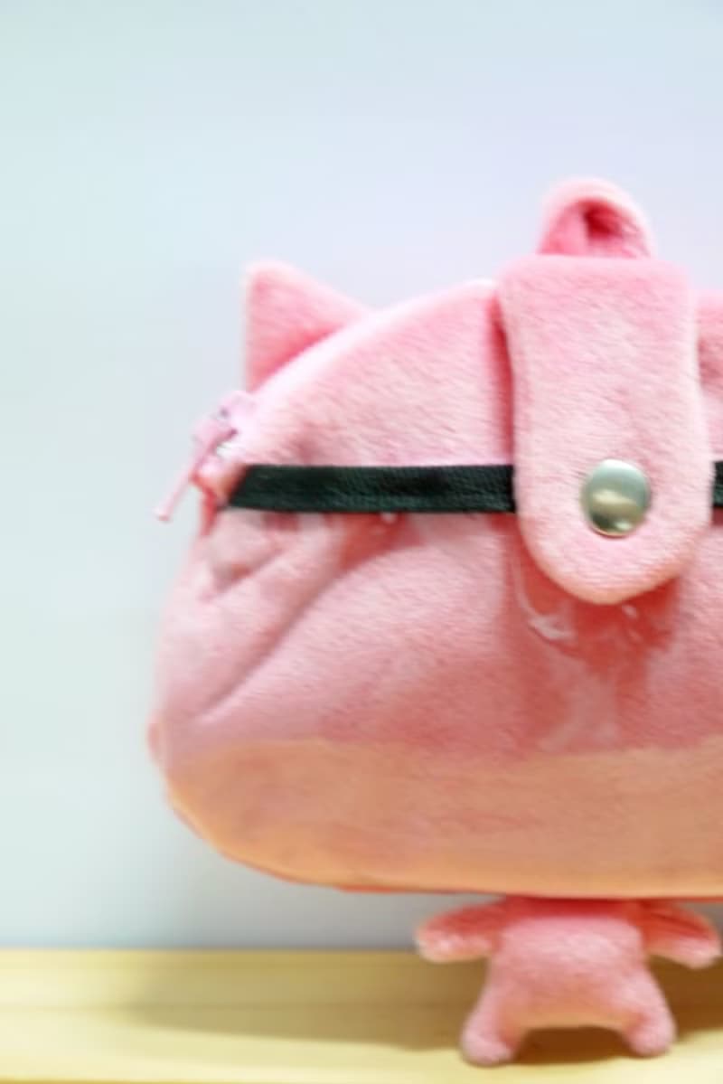 Bucute迪亞豬件套錢包/悠遊卡套/證件夾/獨家發售/手工製作/交換禮物/零錢包