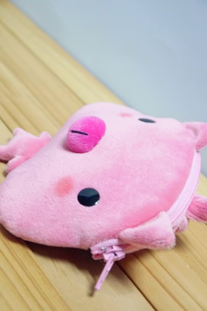 Bucute迪亞豬件套錢包/悠遊卡套/證件夾/獨家發售/手工製作/交換禮物/零錢包