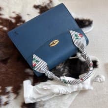 LOUIS VUITTON 路易威登 Epi Marzelle 皮革 藍色 手提包