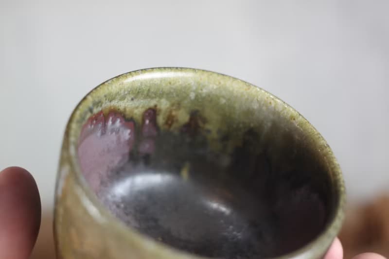 【送禮好物】160ml 柴燒 天目釉 手作茶碗 茶杯 名家葉敏祥作