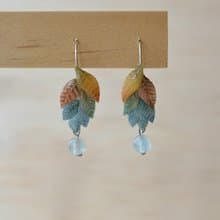 秋葉羽  純銀耳環/耳夾