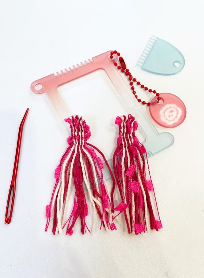 【體驗】【DIY材料包】梭織耳飾 Weaving Earrings 附2款教學影片