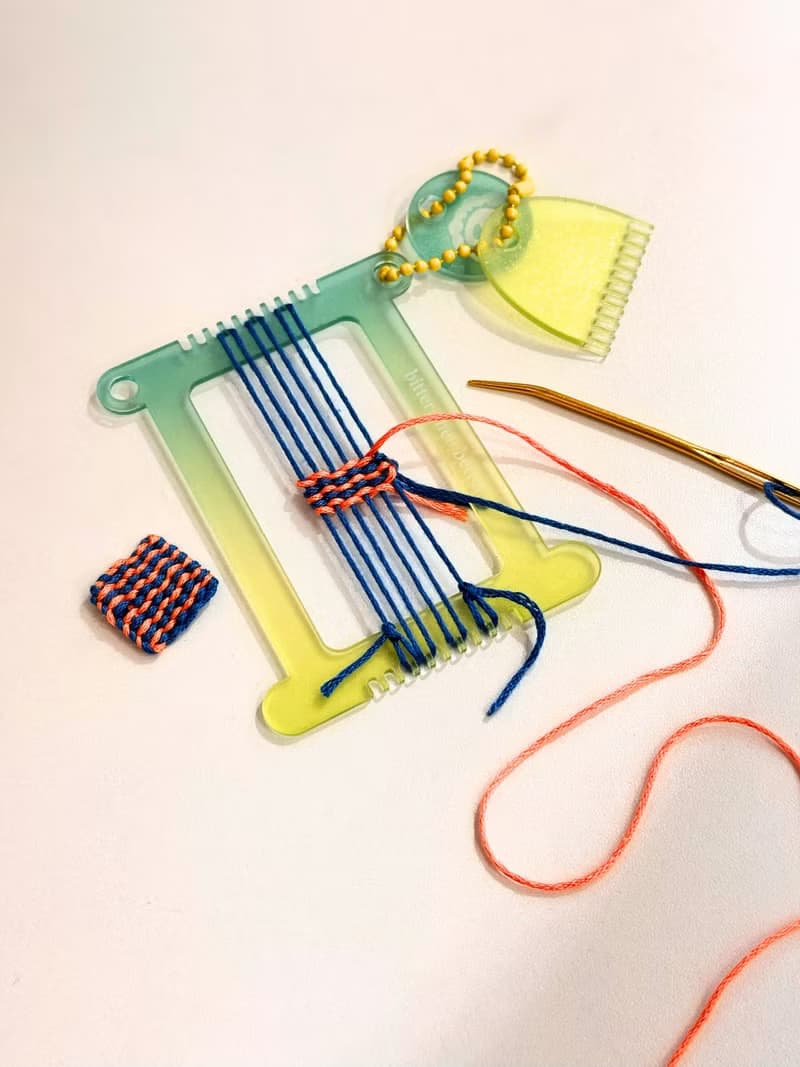 【體驗】【DIY材料包】梭織耳飾 Weaving Earrings 附2款教學影片