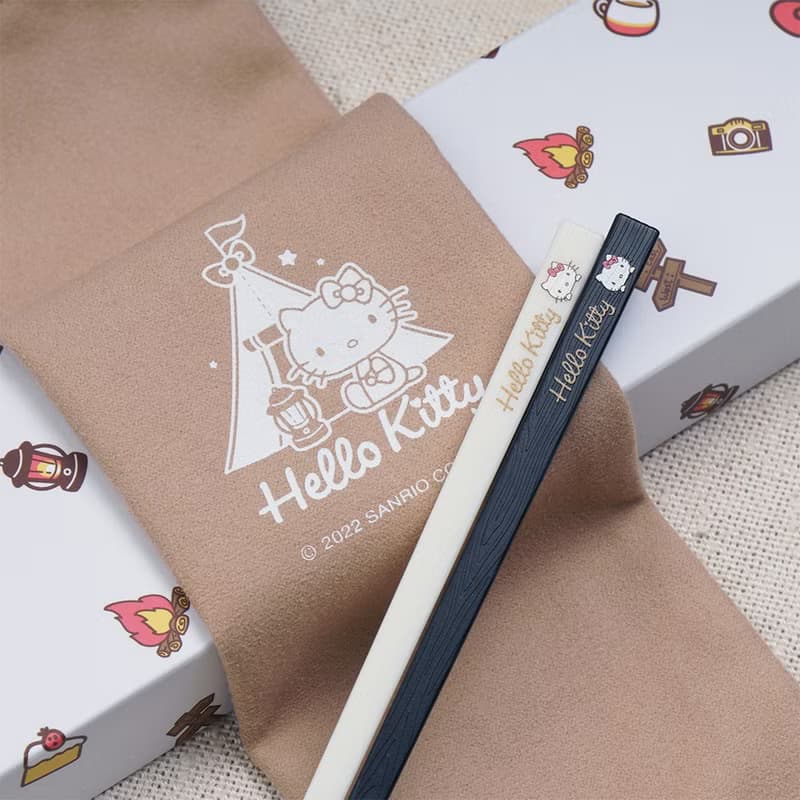 【Hello Kitty 】露營趣 寶筷6入組