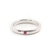 【日本直送 中古美品】9号 ティファニー TIFFANY&Co. リング・指輪 スタッキング バンド エルサペレッティ シルバー925 シルバー 新品仕上げ済み