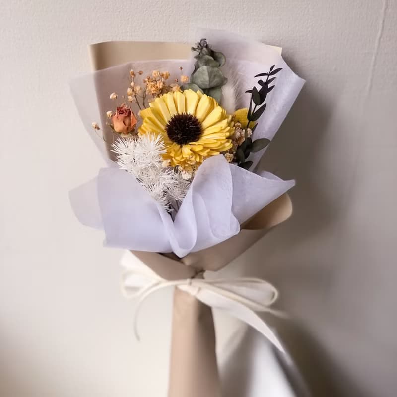 青春有你太陽花乾燥花束 I 畢業季  I 情人節 I 母親節 I