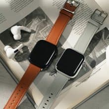 Apple watch - 日字扣 真皮蘋果錶帶 真皮錶帶