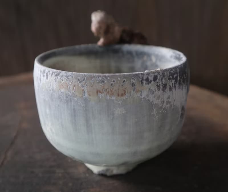 柴燒造型花器 / 水盂