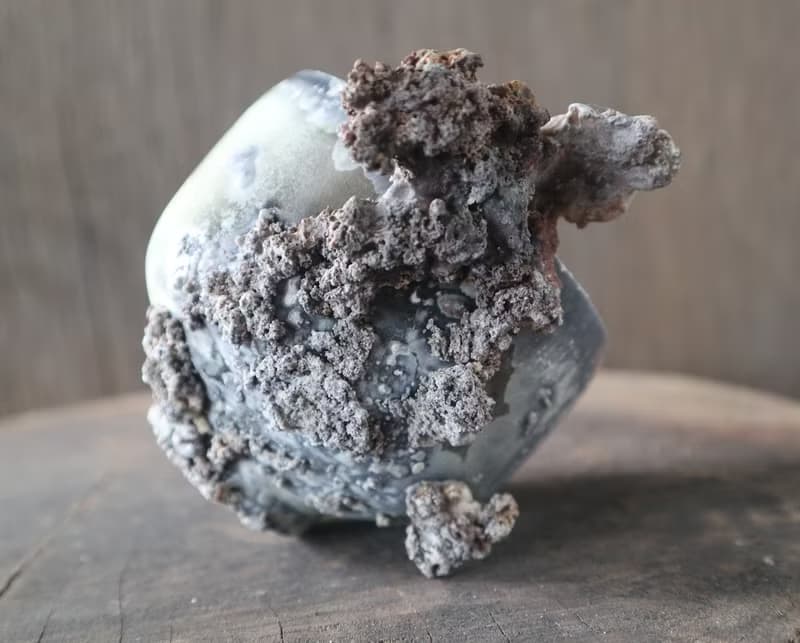 柴燒造型花器 / 水盂