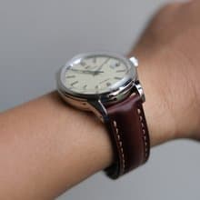 Buttero焦茶色 Isaac手工錶帶 手工錶帶