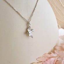 【精緻禮盒】純銀飛鳥項鍊－青鳥 # 925純銀 簡約 可水洗