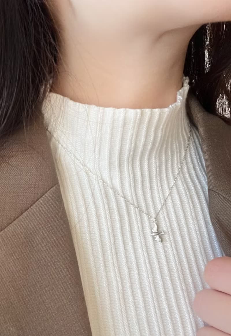 【精緻禮盒】純銀飛鳥項鍊－青鳥 # 925純銀 簡約 可水洗