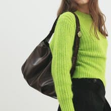韓國製 MUR Bonnet Bag Vegan Leather 包包 (Dark Brown)