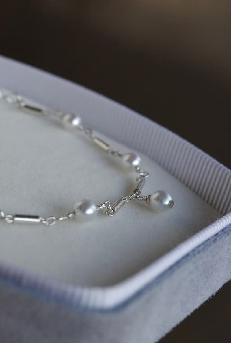 天然海水珍珠Akoya 滿天星手鍊 ASB001