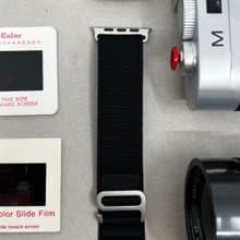 黑色高山環錶帶 apple watch ultra 錶帶 Alpine Loop Band 49mm