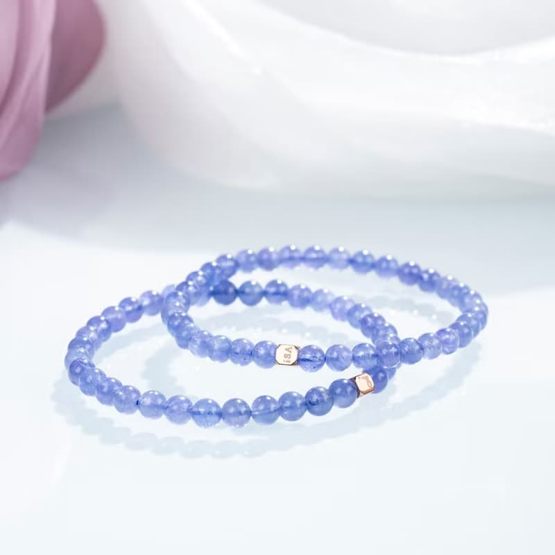 坦桑石 | 丹泉石 | 能量水晶手串 | 5.0-6.0mm