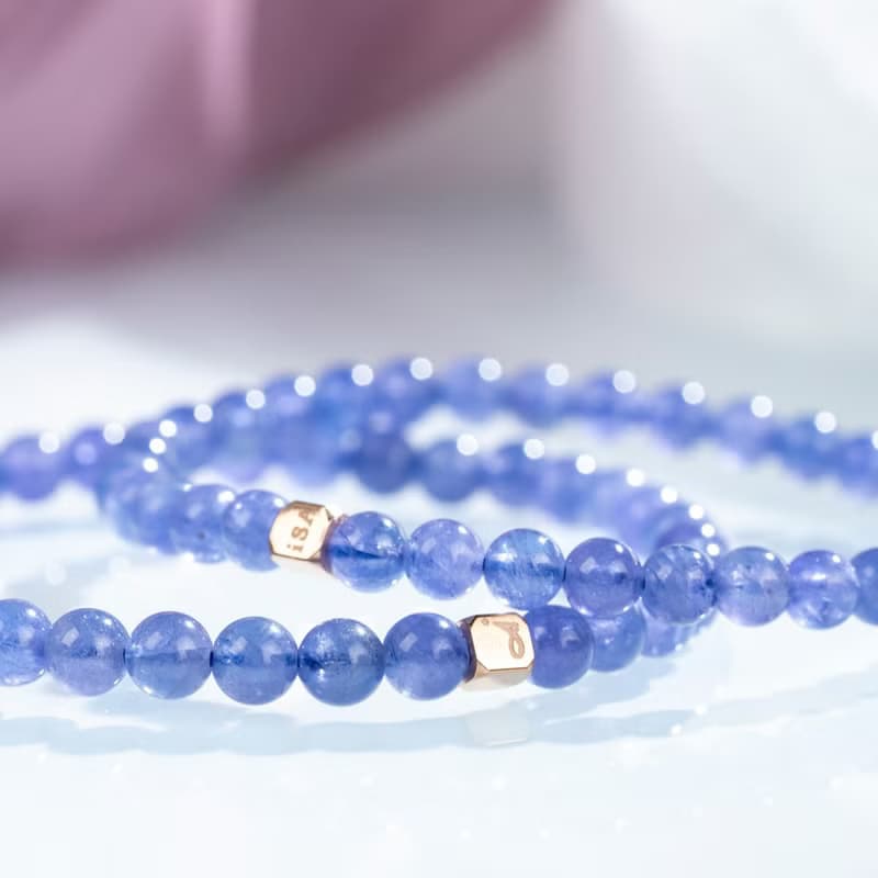 坦桑石 | 丹泉石 | 能量水晶手串 | 5.0-6.0mm