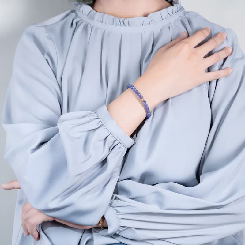 坦桑石 | 丹泉石 | 能量水晶手串 | 5.0-6.0mm