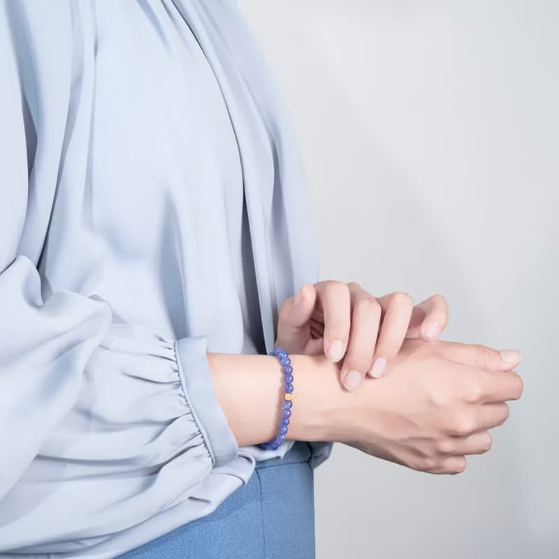 坦桑石 | 丹泉石 | 能量水晶手串 | 5.0-6.0mm