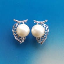 Vintage Jewelry SARAH COV Nature's Pearl  夾式耳環