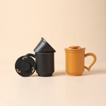 【父親節禮物】陸寶 風生水起 蓋杯 350ML 浮雕 金龍 泡茶杯
