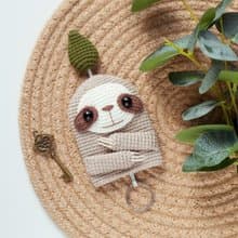 Sloth Key Cover Crochet Pattern - Key Chain DIY - Amigurumi Toy - Digital Item