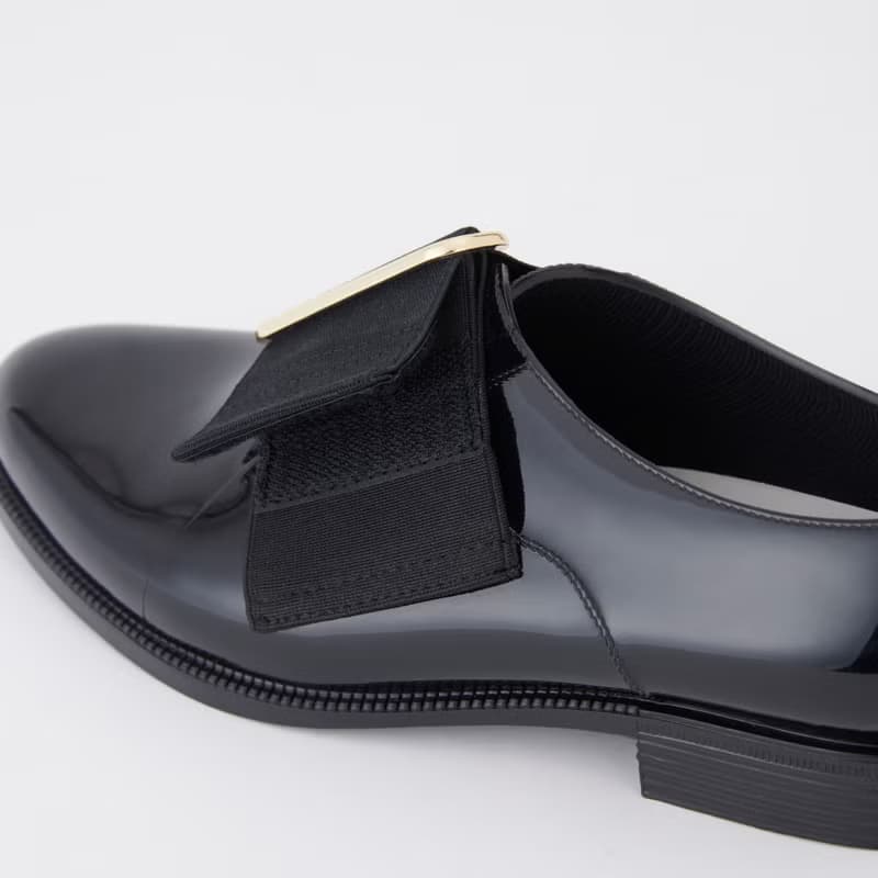 BAKER (BLACK)  PVC OXFORD SHOES レインシューズ