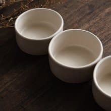 圓淺杯  穀白