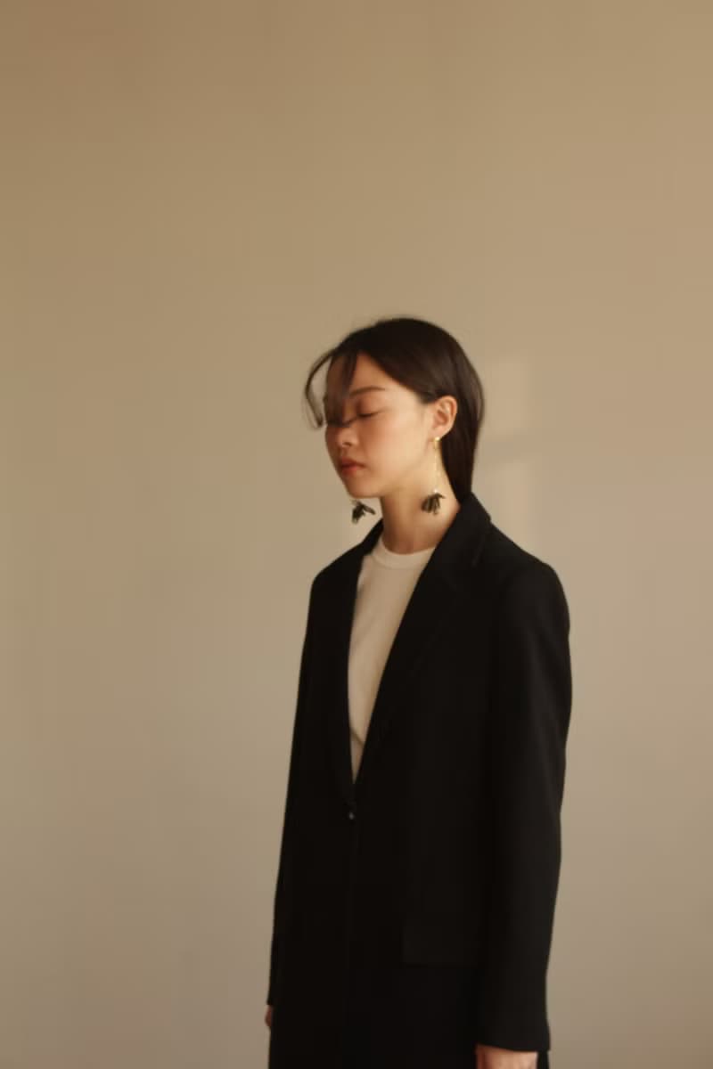 音符黑礦 耳環 / 耳夾可 手工樹脂 夾式耳環 珍珠 禮盒包裝 送禮