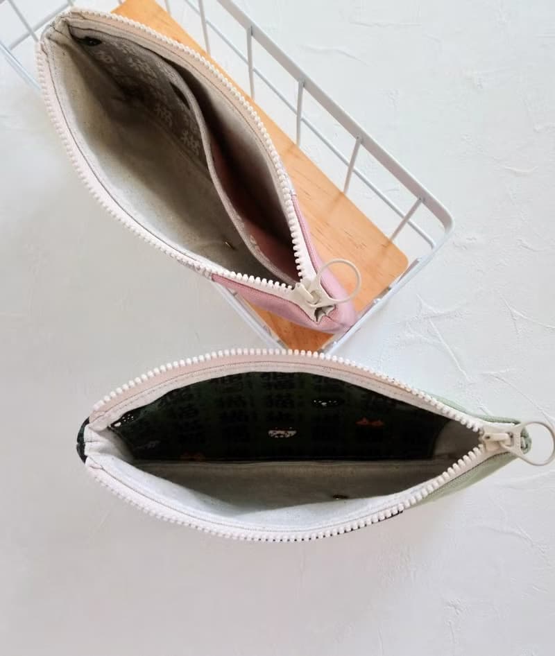 現貨!【FAW/萬用長夾(中)】貓咪貓咪貓 日本帆布 內有隔層!