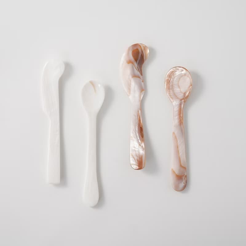 生日禮物 | 珍珠母貝 白色湯匙/ 來自澳洲的天然貝殼