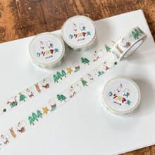 クリスマス / muuちゃん 15mm×7m マスキングテープ