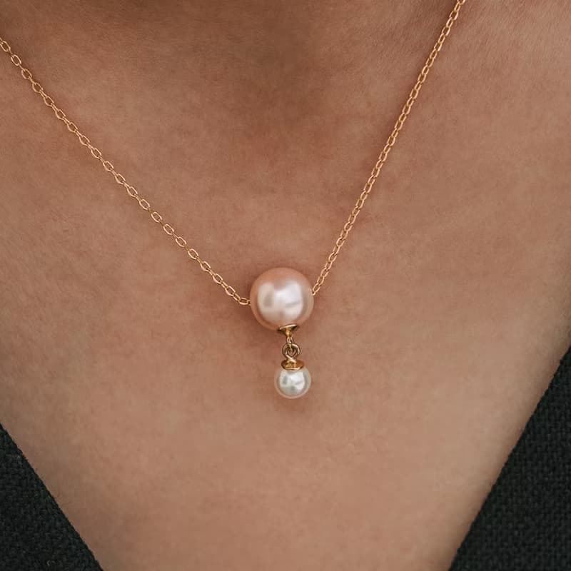 Mongolfière_Akoya熱氣球珍珠項鍊