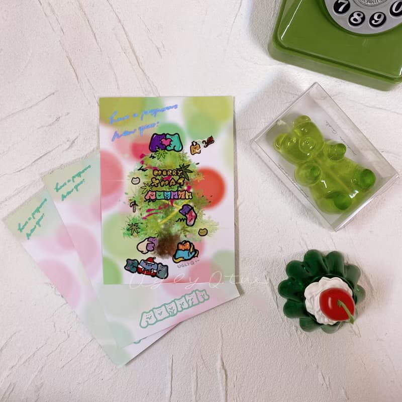 【MariXmas】手寫聖誕卡片 耶誕明信片 雙面