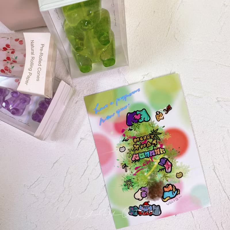 【MariXmas】手寫聖誕卡片 耶誕明信片 雙面