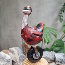 Ducatrich wood carving art toy sculpture decoration