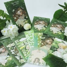 Green Sticker stationery pack